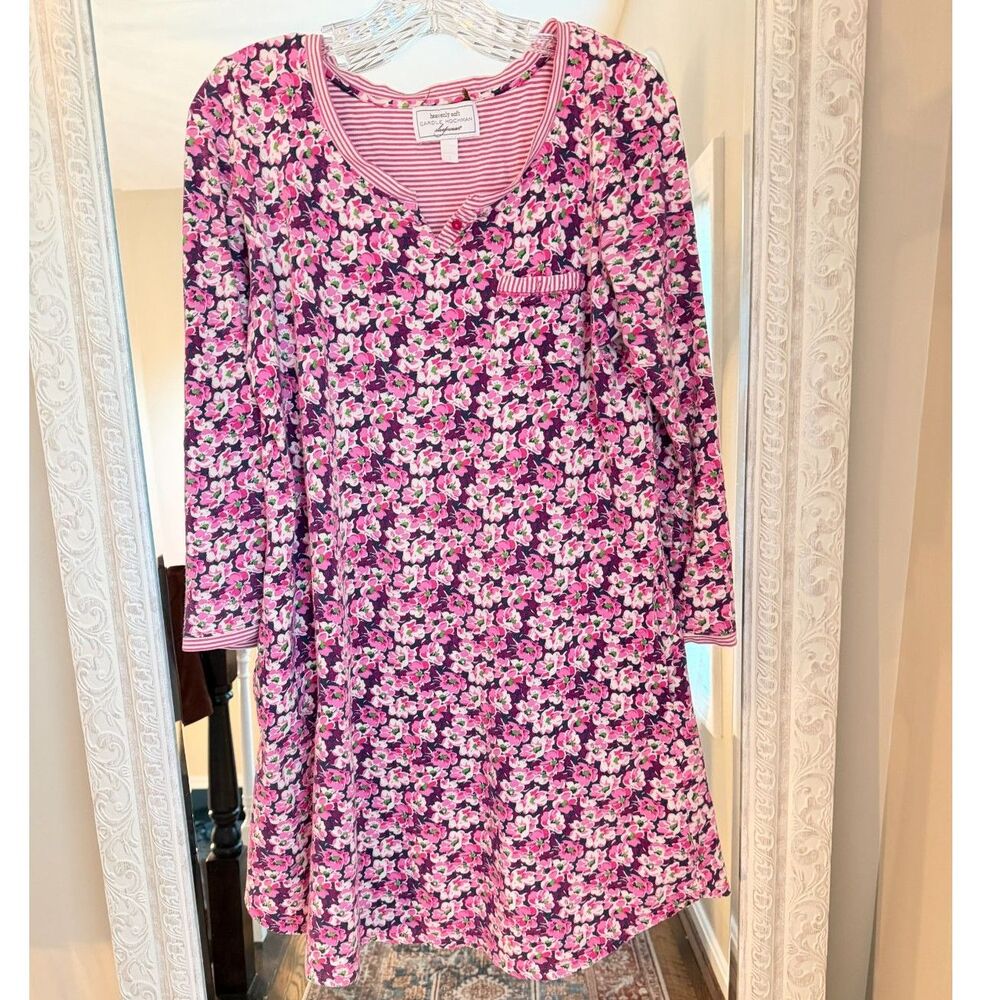 Cozy Cottage Carole Hochman Floral Nightgown